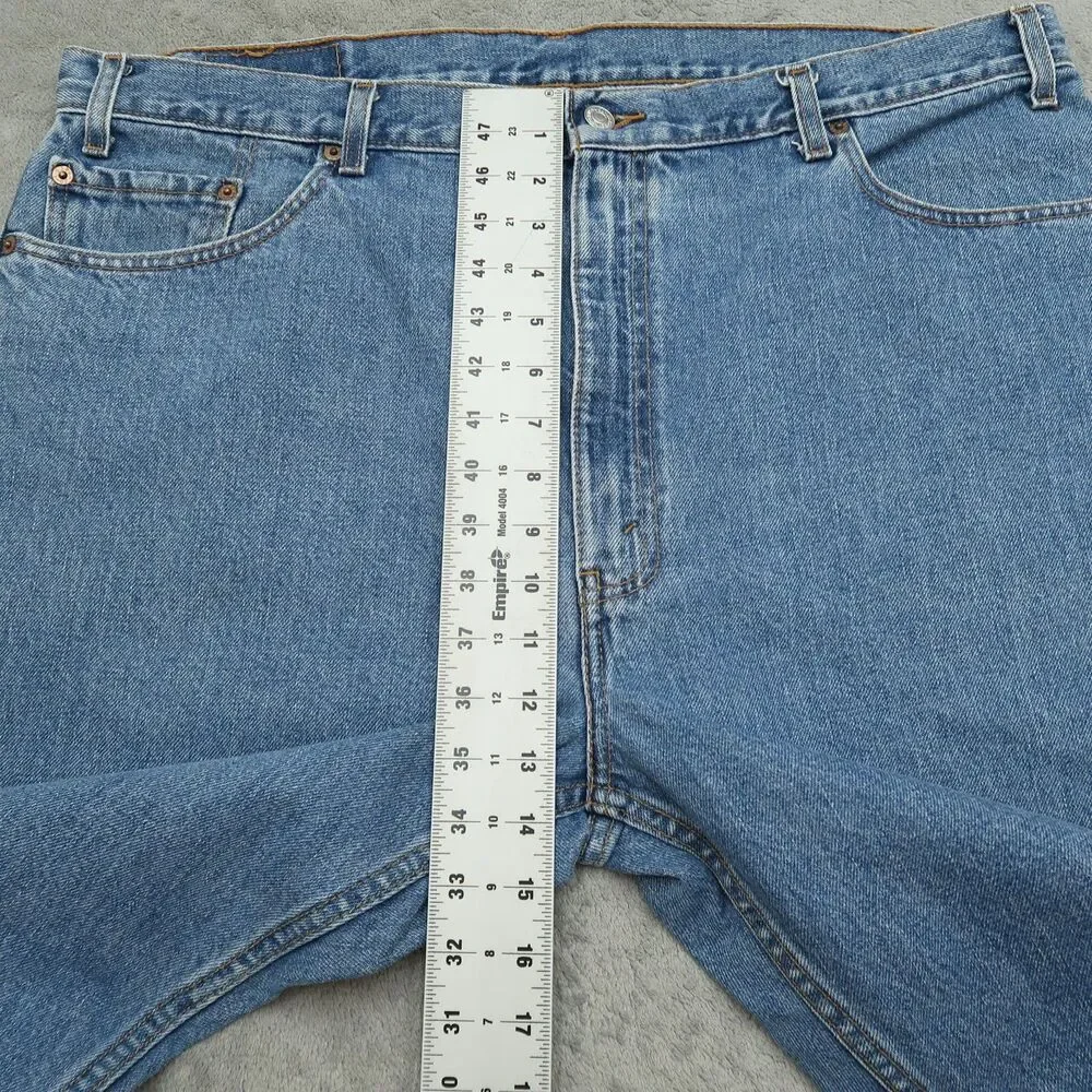 Levi's 505 Jeans Mens Size 42x30 (40x30 Actual) Blue Vintage Regular Straight